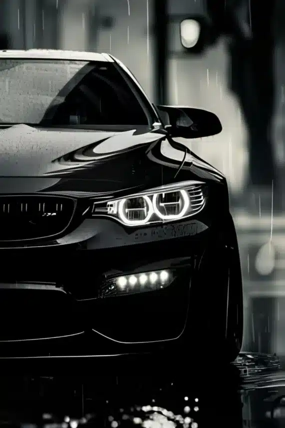 BMW LED Neon Frame Poster Size : 18X12